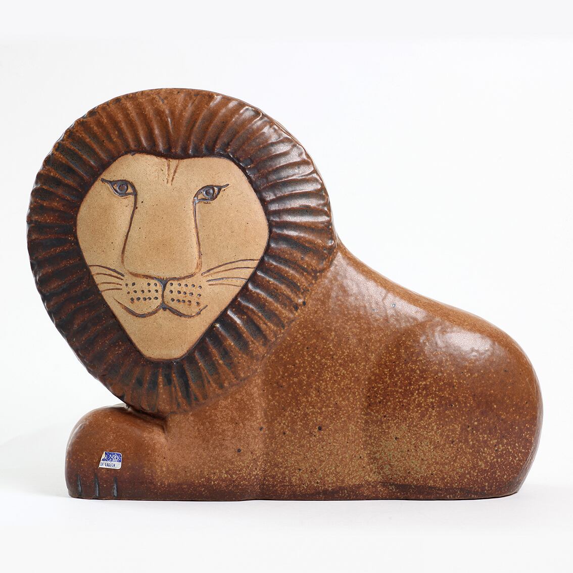 リサ・ラーソン ライオンと小鳥の陶器3点セット （Lion with