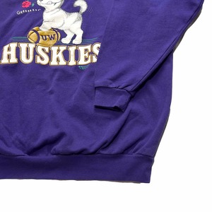 W.Huskies 90s デザインスウェット