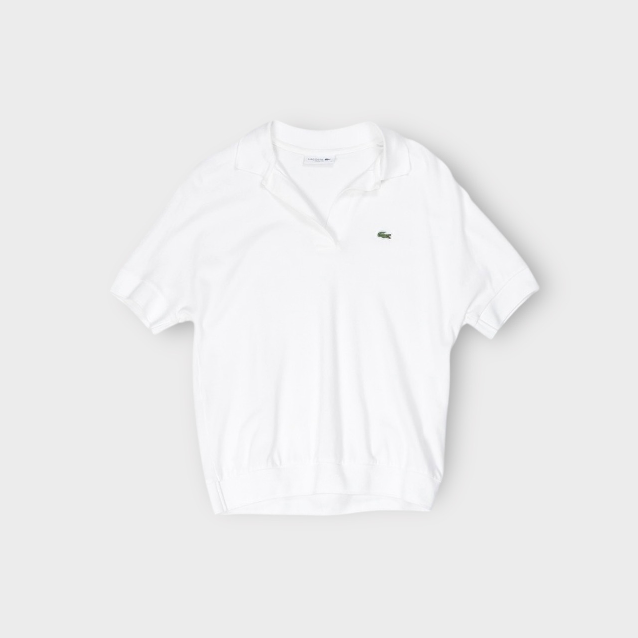 LACOSTE【スキッパーネックポロシャツ】