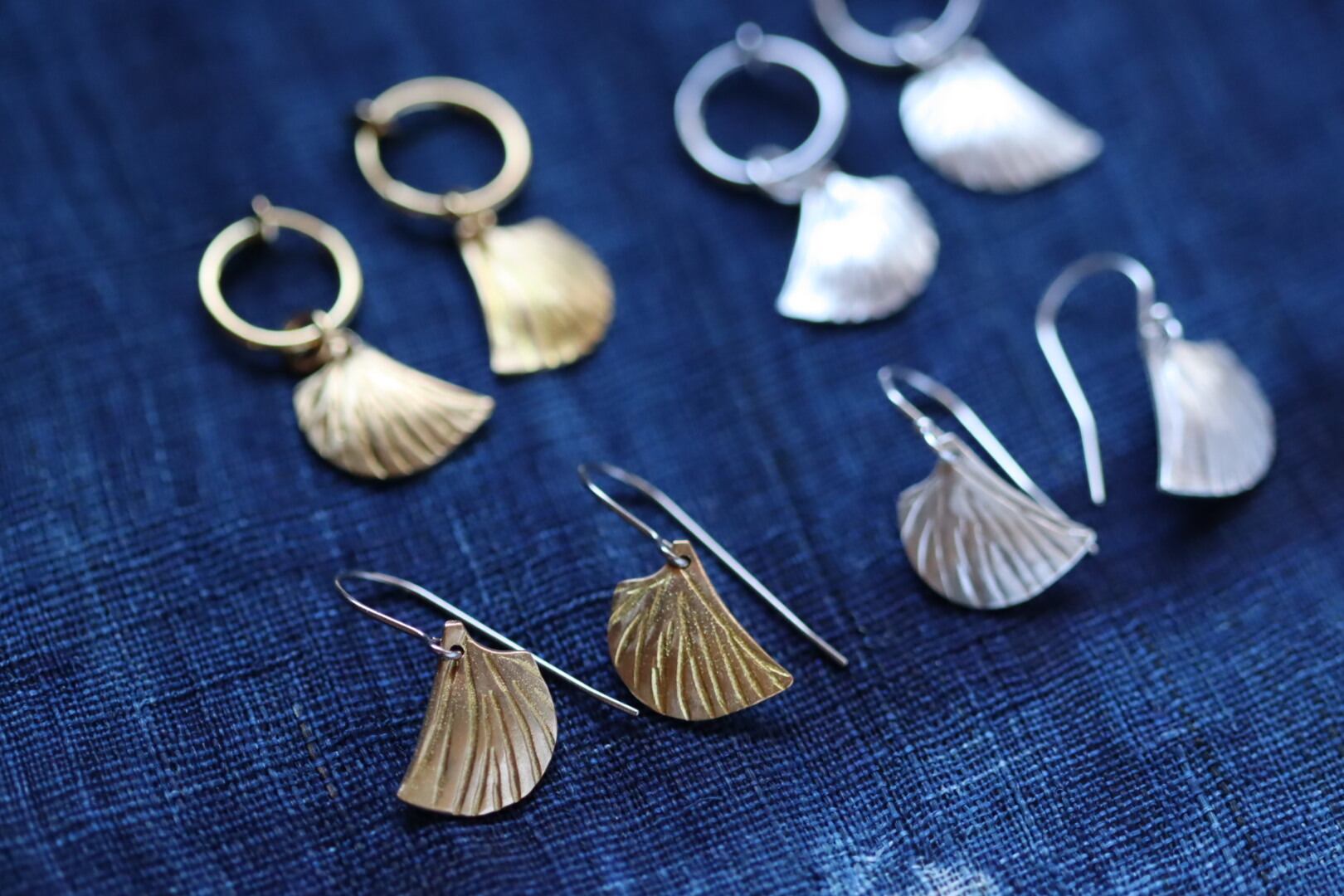 クバオージピアス/イヤリング 真鍮 | アトリエひと匙