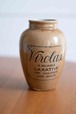 Virolax  JAR  特大！陶器ボトル　1900年前後の英国製　