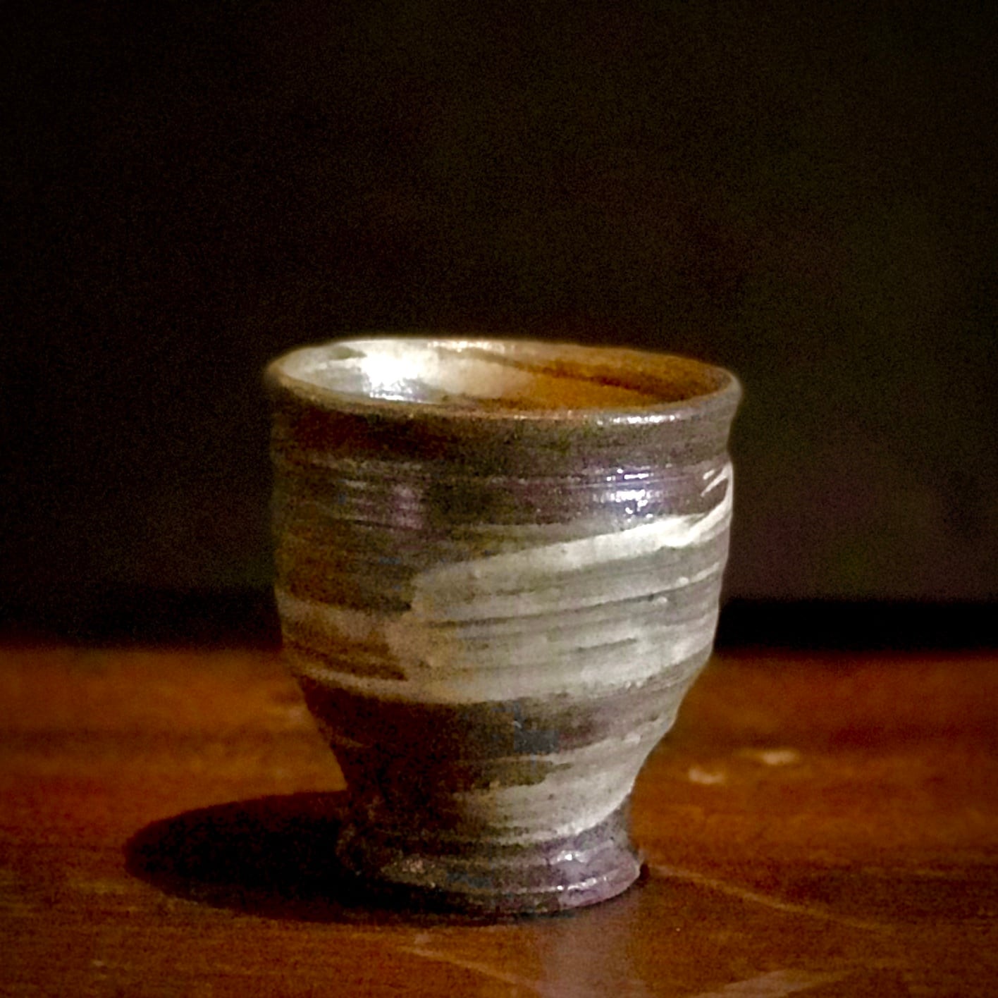 刷毛目唐津馬上盃－8 | 唐津焼 炎向窯