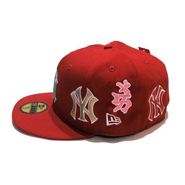 Supreme newera 7 3/4 未使用 ヤンキース mlb