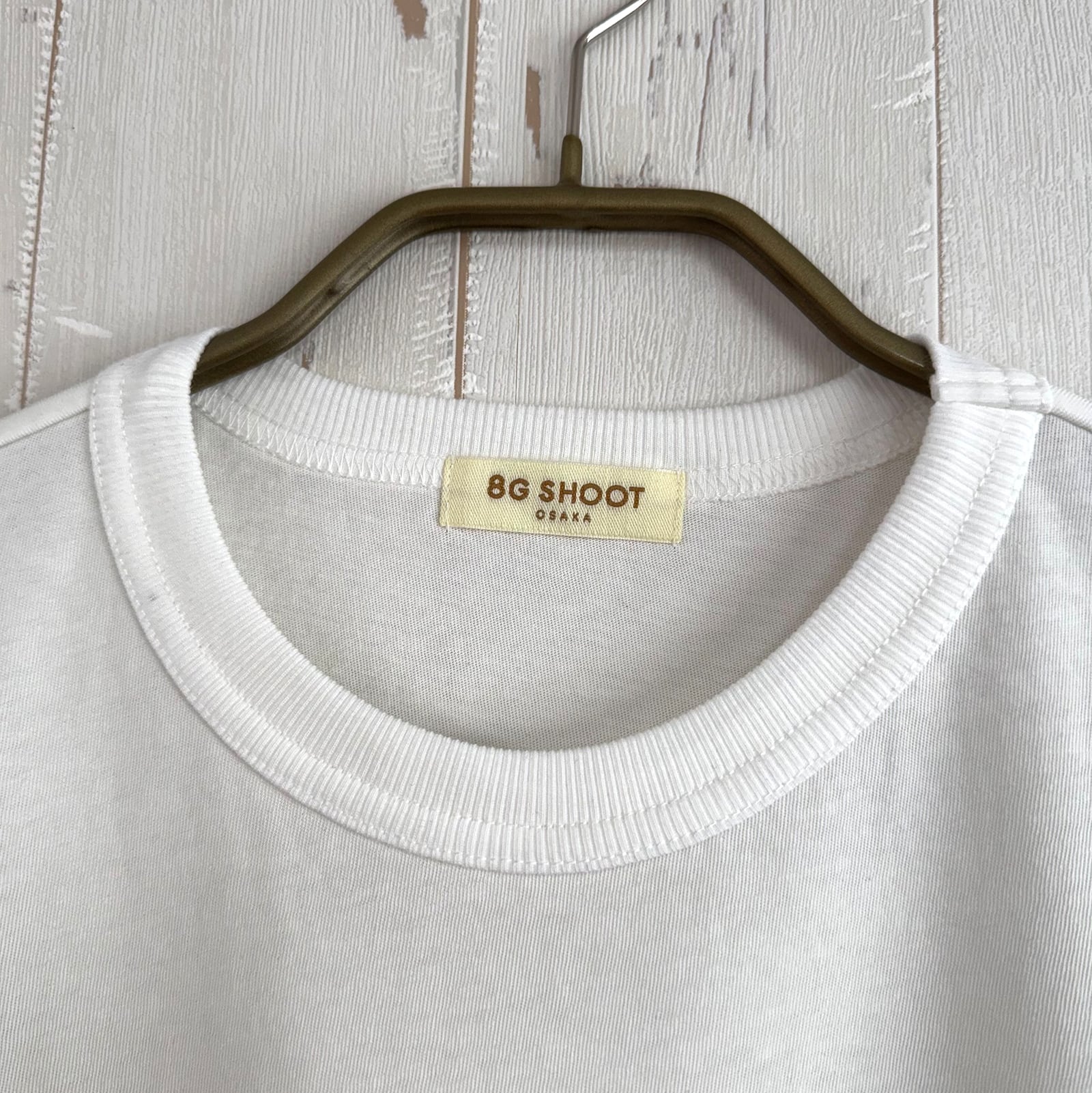 CIRCLE LOGO TEE SHIRT -WHITE- | 8G SHOOT WEBSTORE