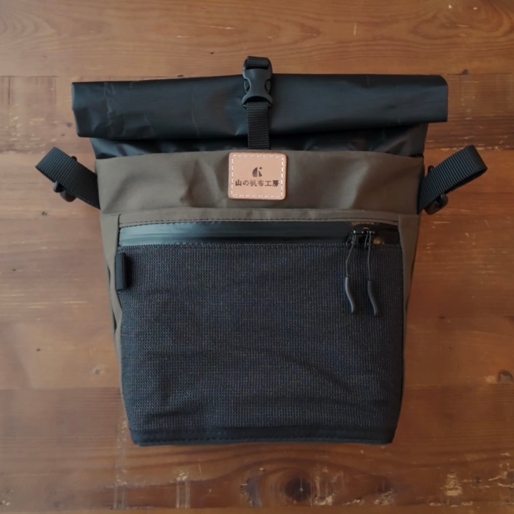 NOBISHIRO サコッシュ / Olive(帆布/チェストバッグ/登山) | 山の帆布工房