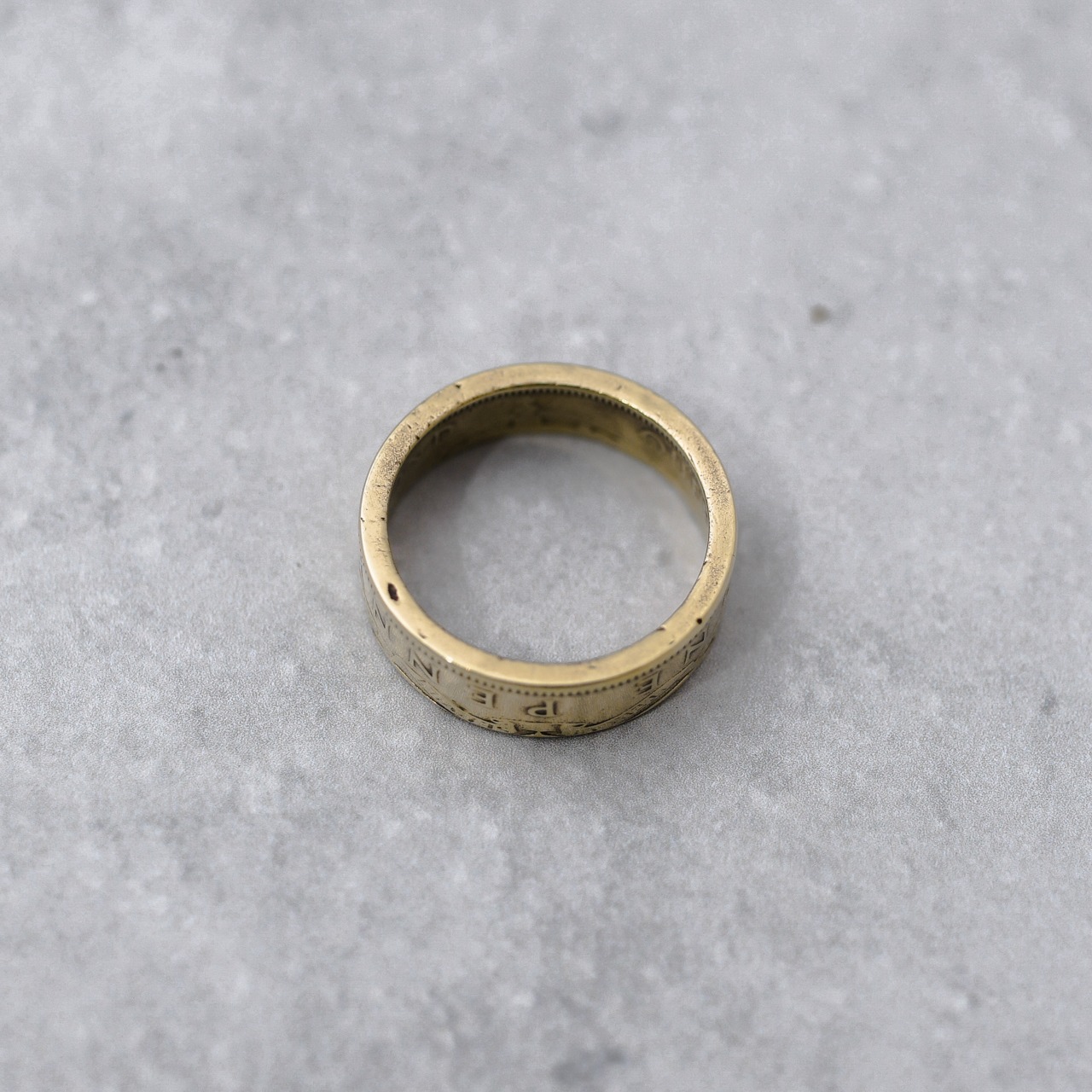 ジャマイカ 1ペニー コインリング｜JAMAICA 1PENNY COINRING