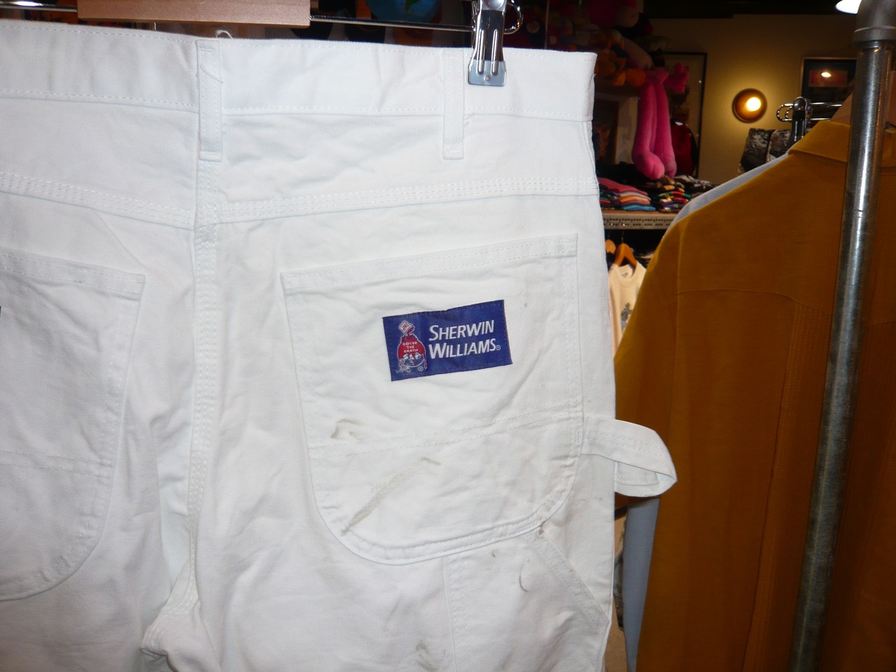 00s Dickies Sherwin Williams ホワイトペインターパンツ ペンキ汚れ