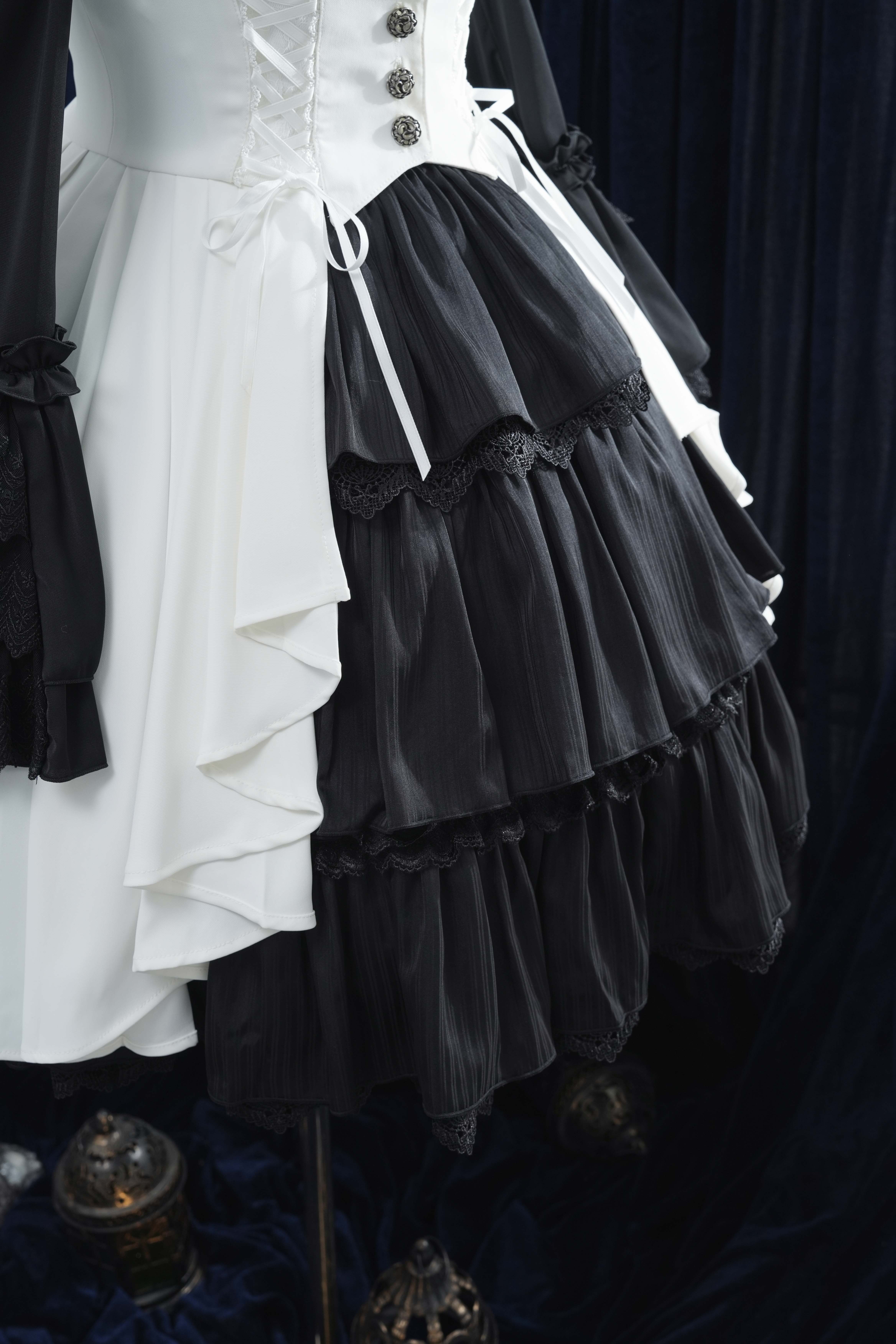 星夜の旅 フリルティアードスカート | HoshibakoWorks