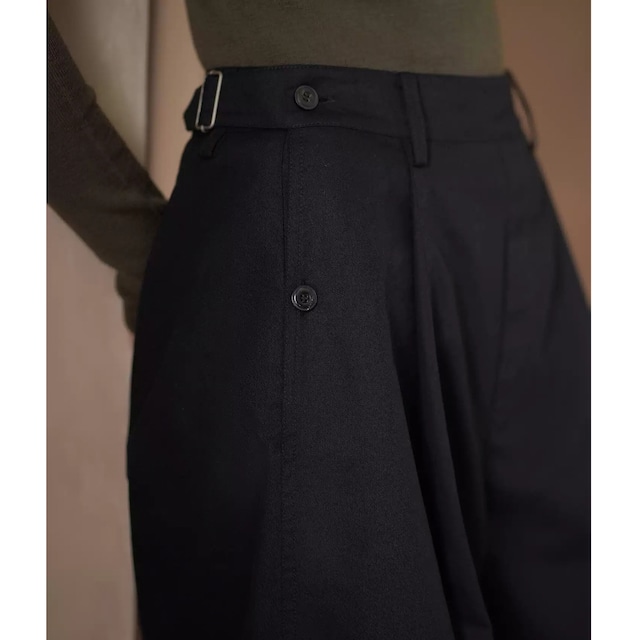 【タック入りワイドパンツ 】P00901