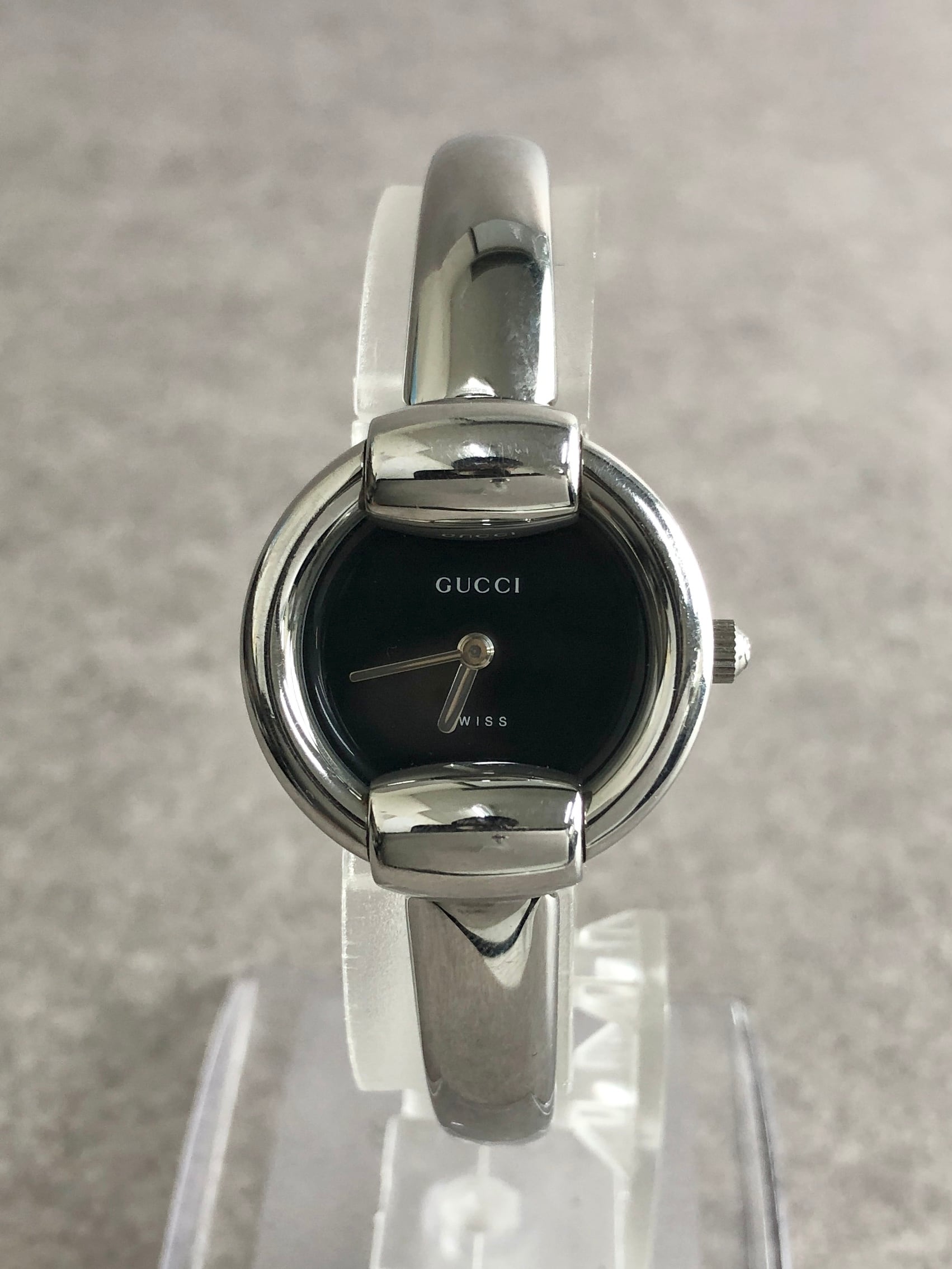 GUCCI グッチ 腕時計 シルバー ランドフェイス ステンレススチール