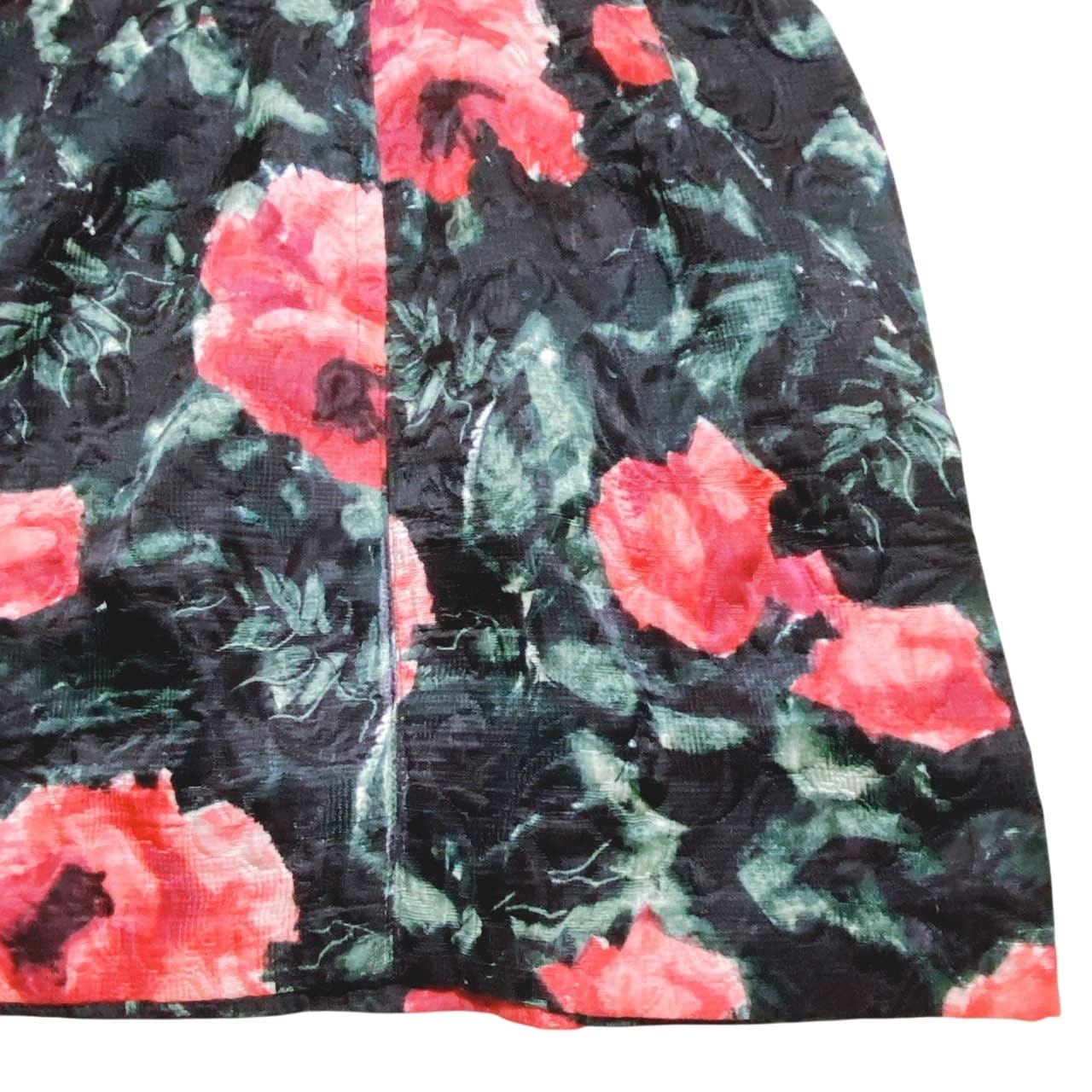 DOLCE & GABBANA ドルチェアンドガッパーナ 花柄スカート ミニ丈 立体