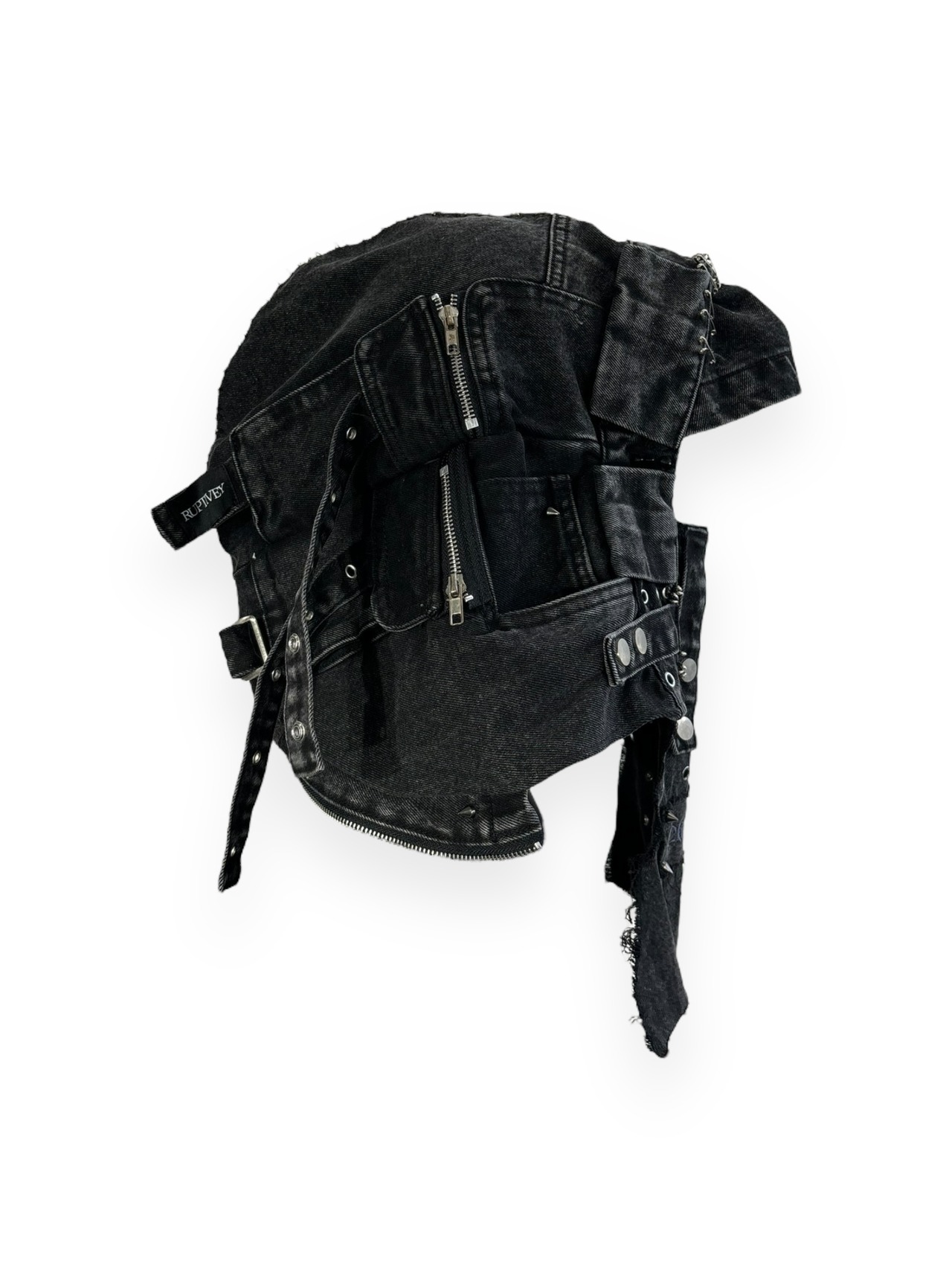 【RUPTIVEY】remake denim balaclava"覆闇"