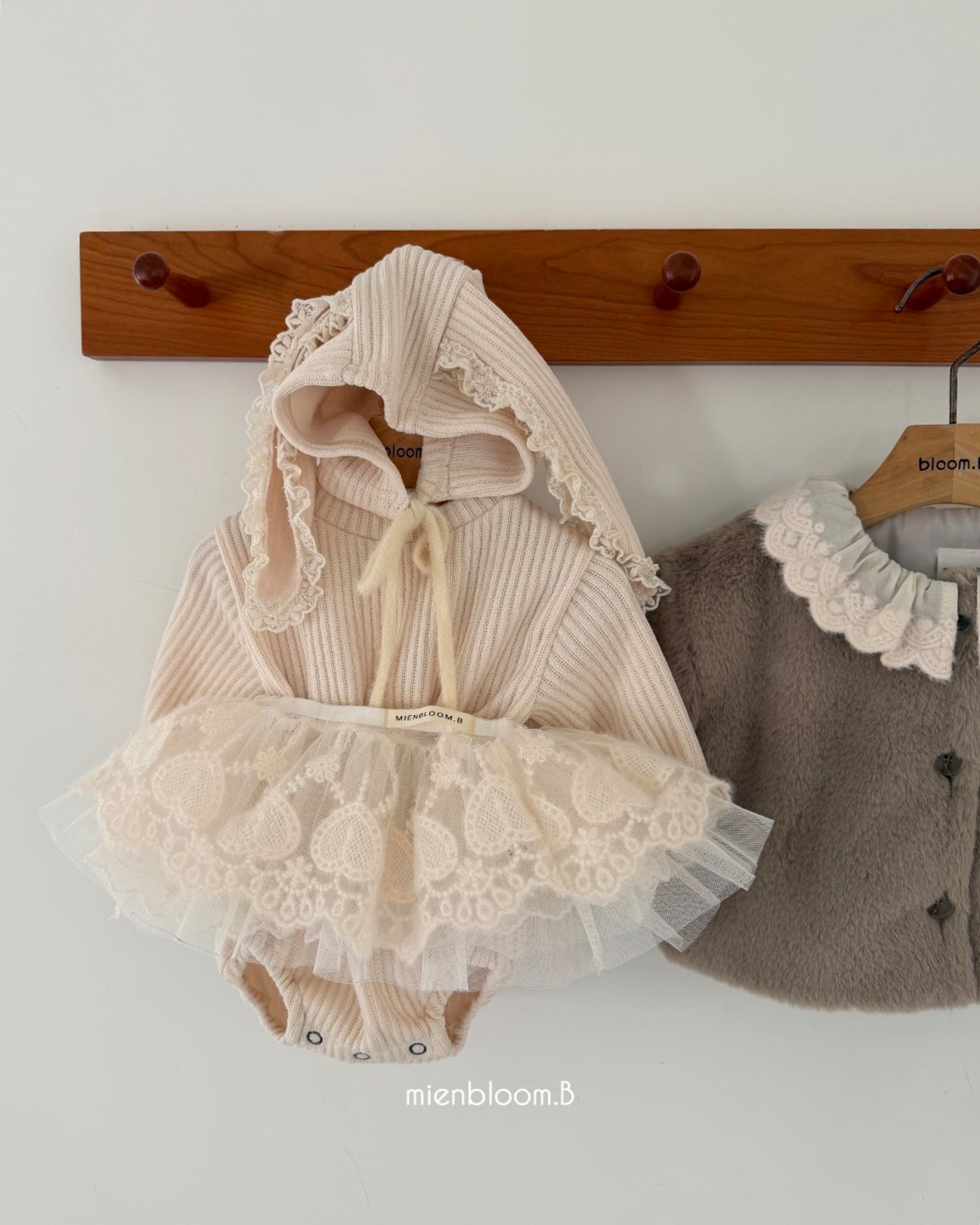 mien bloom B［取寄］knit sharala suit 26winter
