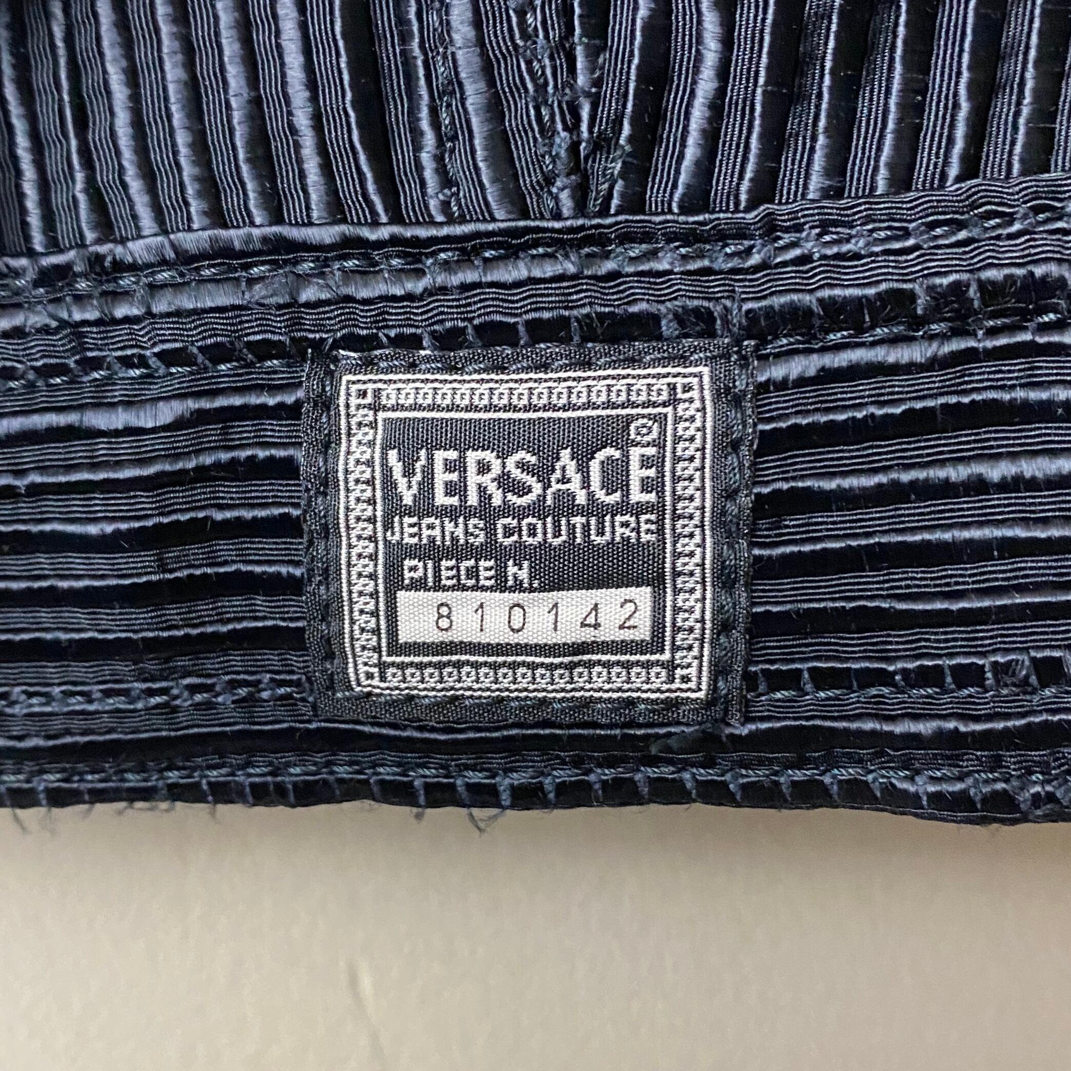 VERSACE JEANS COUTURE deadstock stripe pattern 3rd type jacket | NOIR  ONLINE powered by BASE