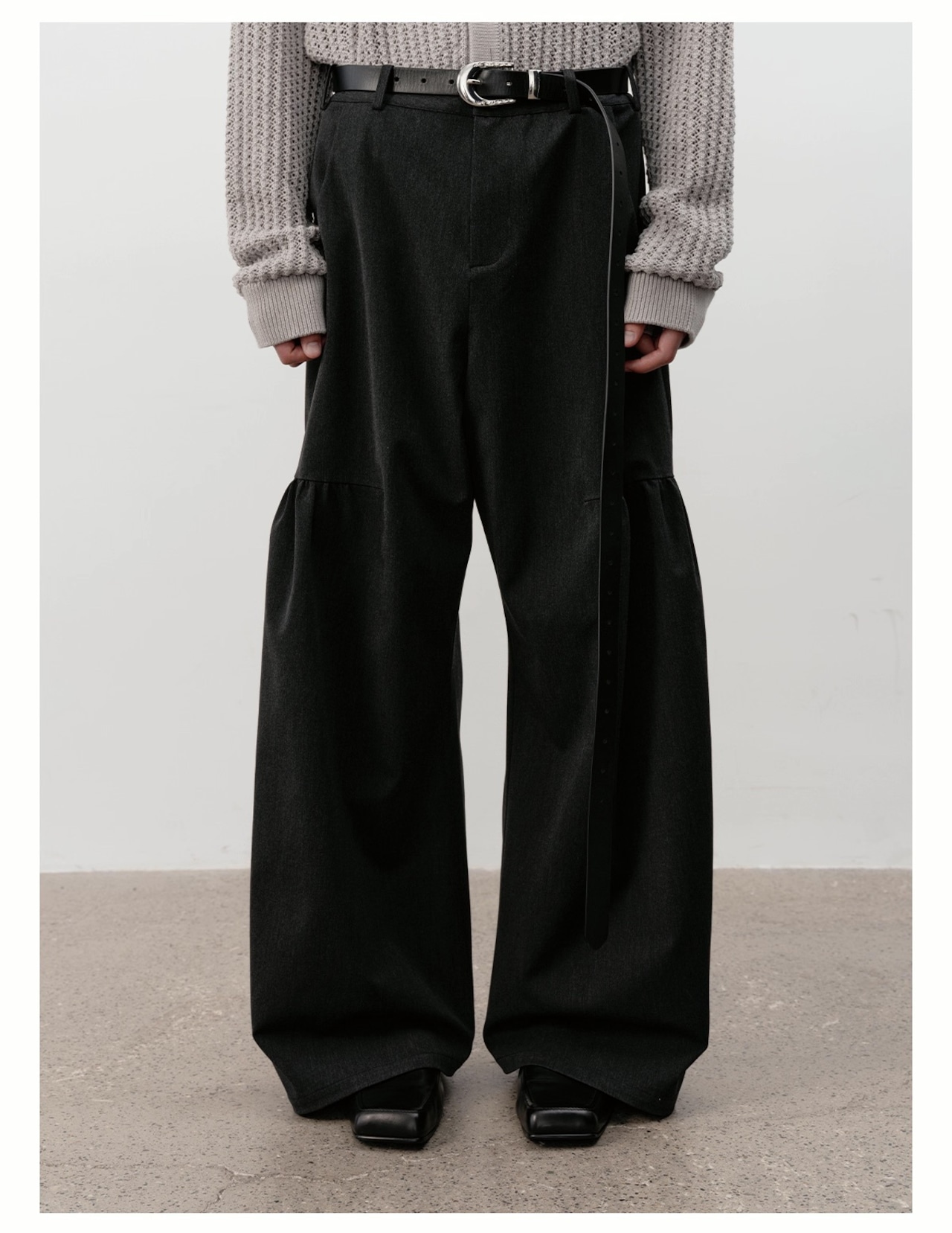 JCAESAR STUDIO Laced Square-Toe Shoes