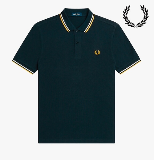 フレッドペリー ポロシャツ メンズ The Fred Perry Shirt M3600 NAVY /ECRU / GLDNHR