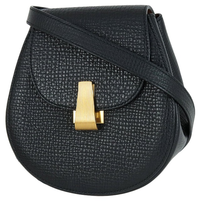 Vintage BOTTEGA VENETA ボッテガヴェネタ ベルトバッグ パルメラート レザー ブラック ゴールド金具 576643 ボディバッグ 超美品