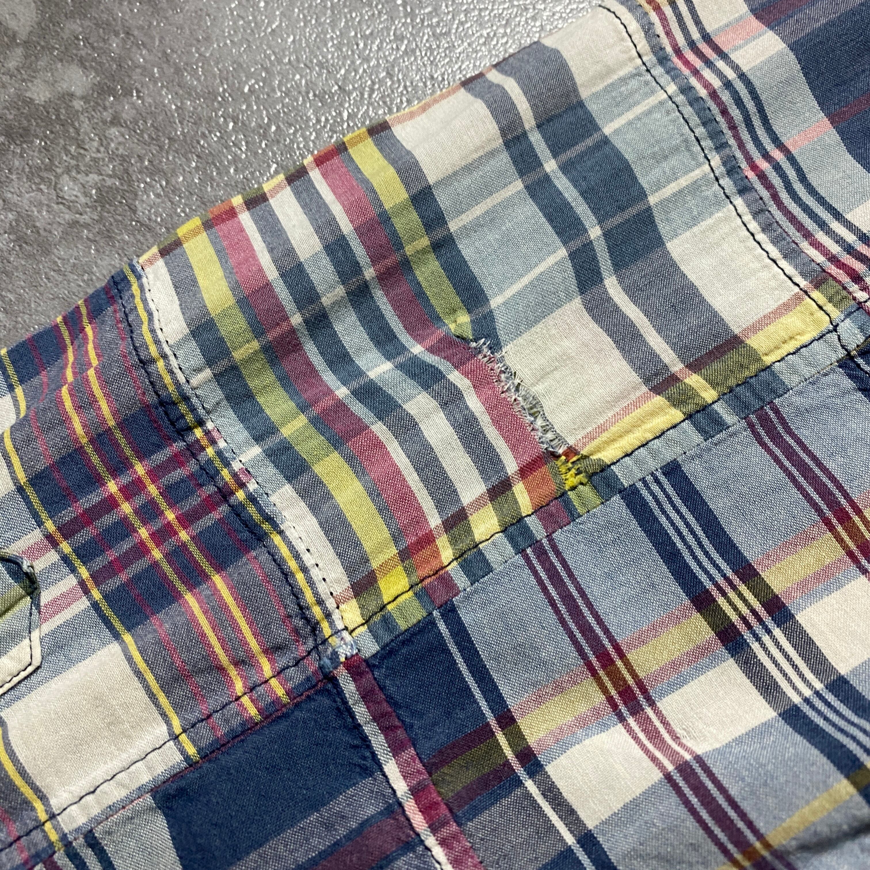 Size:XL】90's-00's Ralph Lauren ラルフローレン パッチワーク 総柄