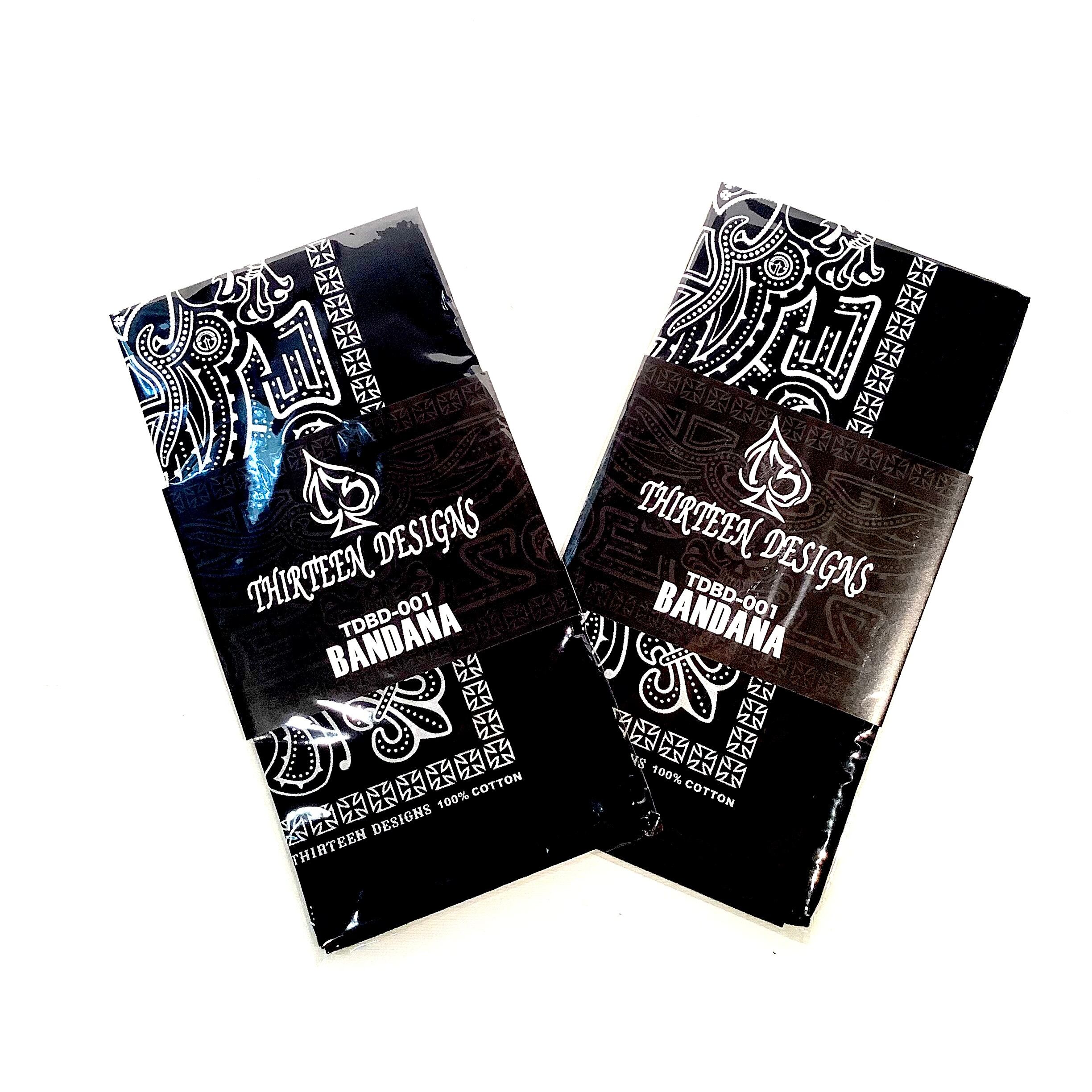 THIRTEEN DESIGNS サーティーンデザインズ TDBD-001 bandana バンダナ