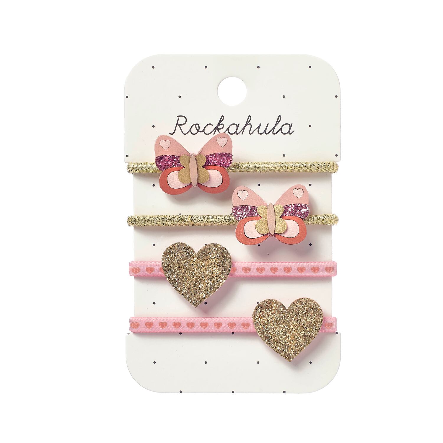 H2428P-Patchwork Butterfly Ponies-PINK