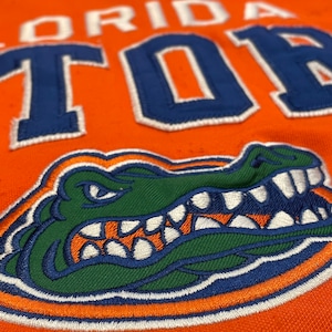 【COLOSSEUM】カレッジ フロリダ大学 ゲーターズ 刺繍ロゴ ポリパーカー Lサイズ US古着 Florida Gators football