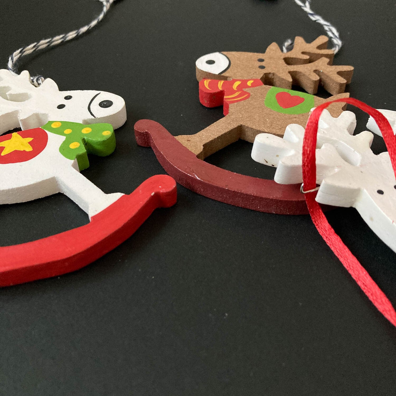 新色追加〉オーナメント トナカイの木馬 | Dua-アクセサリーパーツショップ