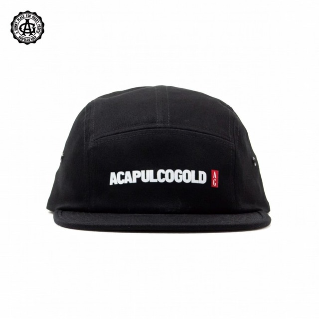 ACAPULCO GOLD : BLACK LABEL LOGO CAMP CAP