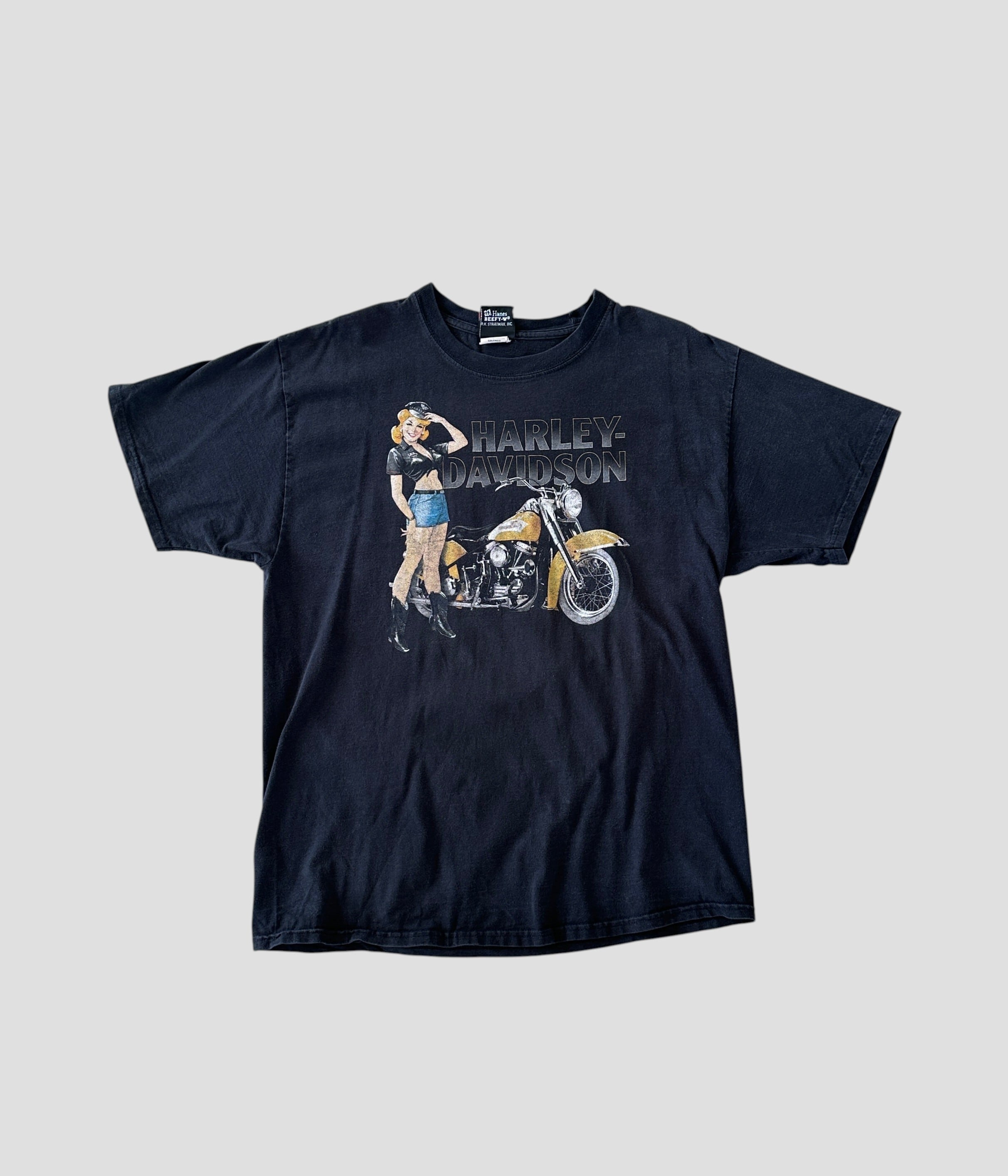 Harley Davidson- Vintage 90s L Print T-shirt | BEGGARS BANQUET公式