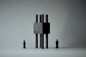 (057)wood figure-mini &structure 箱入 024