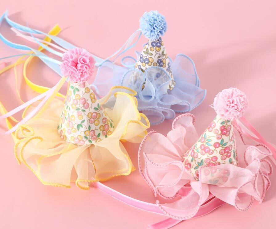 《予約》210926 チュールカラフルキャップ(サイズフリー)