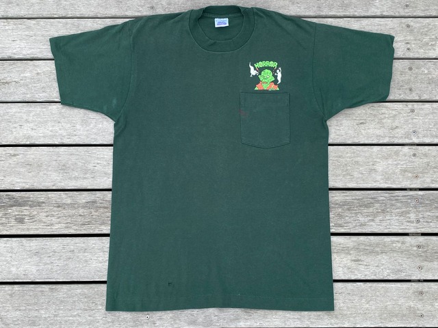 【2】CEREAL ORIGINAL  90s SINGLE STICH POCKET TEE  HORROR MONSTER TEE