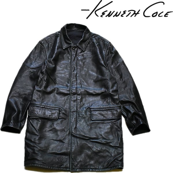 【極美品】　Kenneth Cole　ケネスコール　ジップウールコート