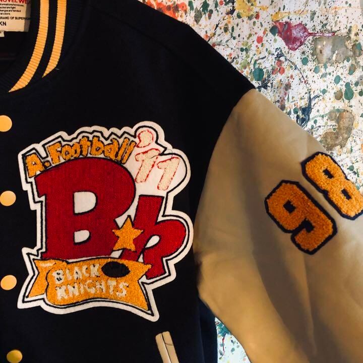 激レア】BLACK KNIGHTS アメフト スタジャン XL パープル | tspea.org