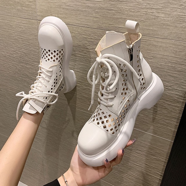 ブーツサマーレッドスタイルショートサンダル 靴 シューズ 夏物 フェイクシューズ48877408221