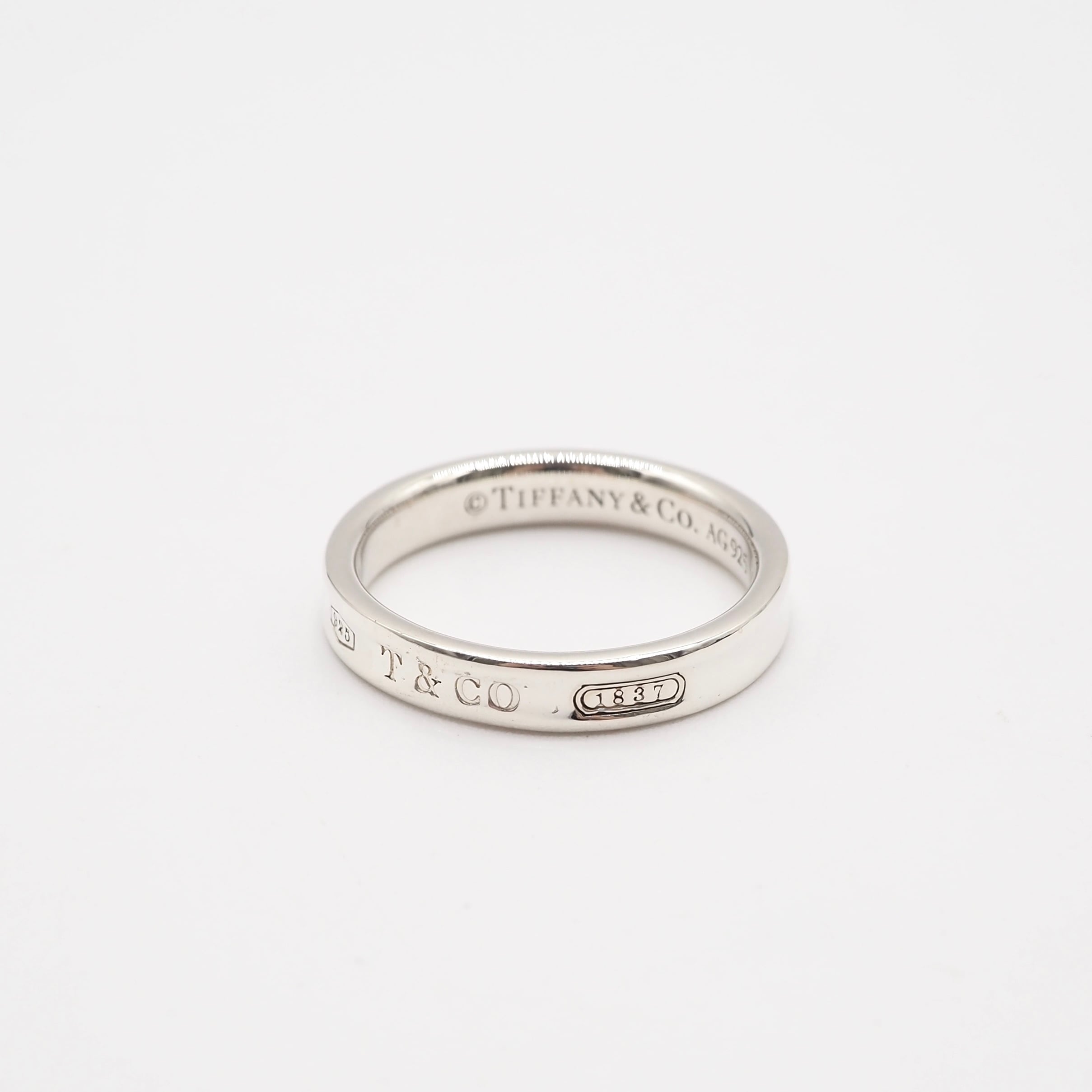 Tiffany&Co. 約21号 ナロー リング シルバー925 ティファニー