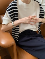 【新作5%OFF・3日間】Simple mtm Tops_3colors