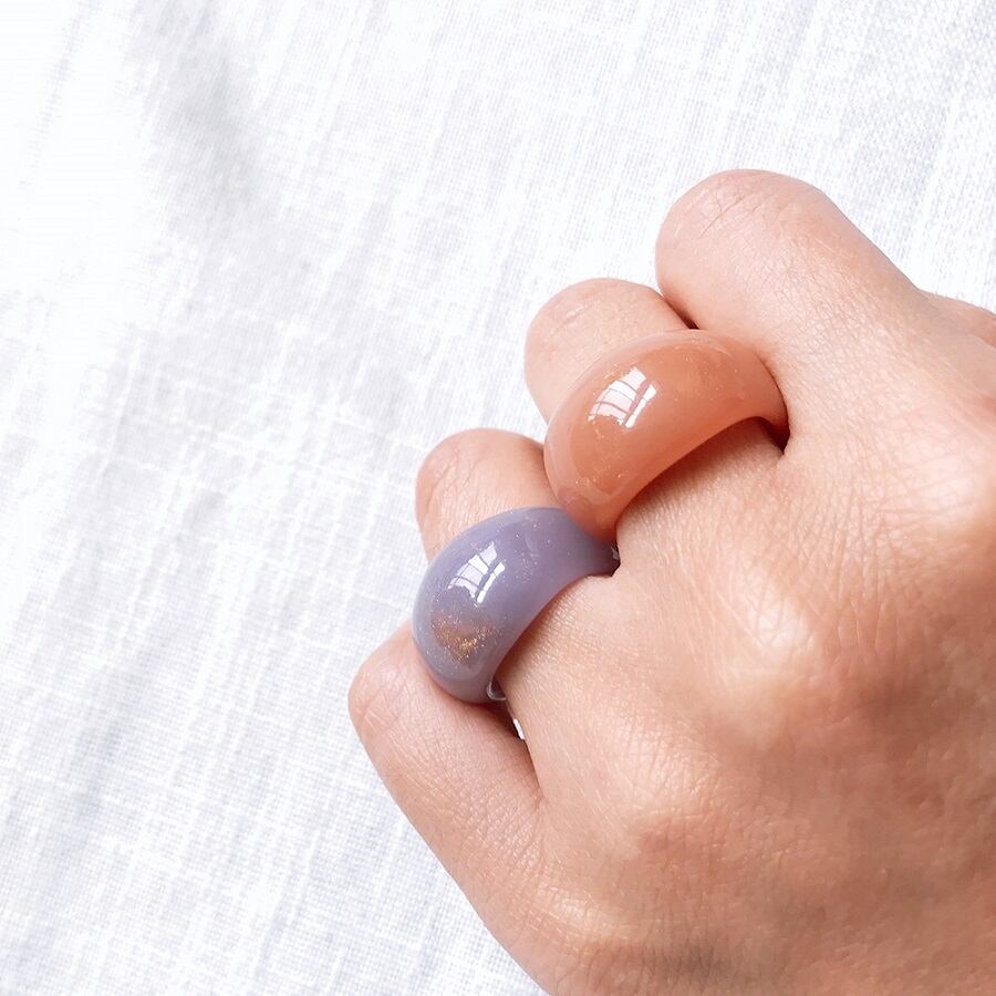 クリア アクリル バンドリング A-944 FZX750 アクリル製 クリア 2重リング キーホルダー パーツ