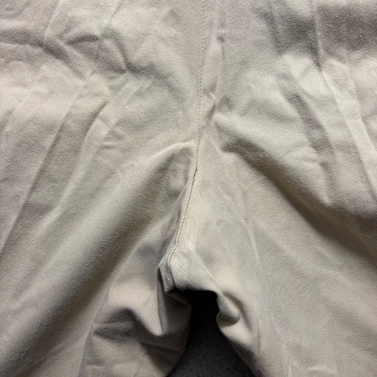 HERMES wide tucked chino pants