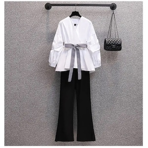 【韓国風プチプラ】エレガント2ピース1