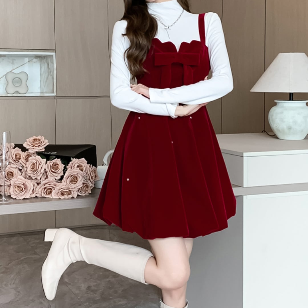ベルベットバルーンスカート セット*Z216 | cherie ange ベルベットバルーンスカート セット*Z216 | cherie ange