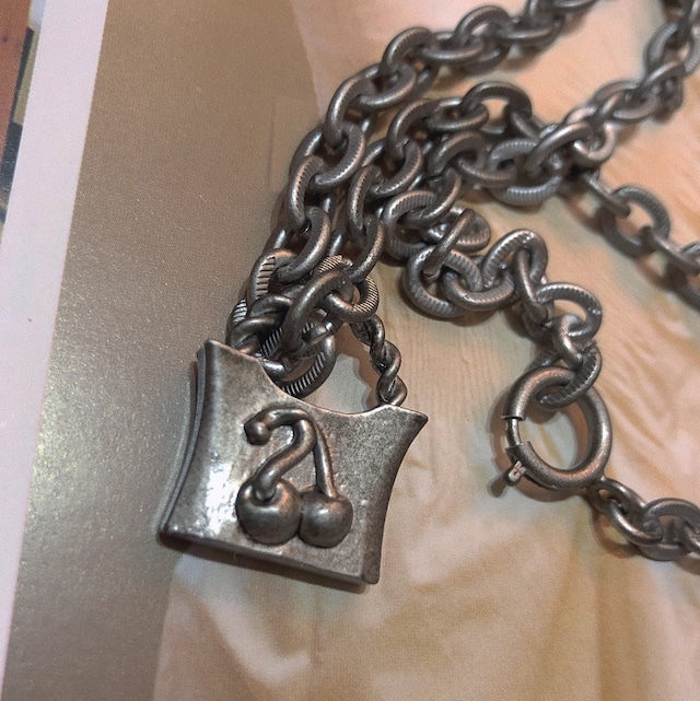 cherry necklace/choker M  #LA18059N