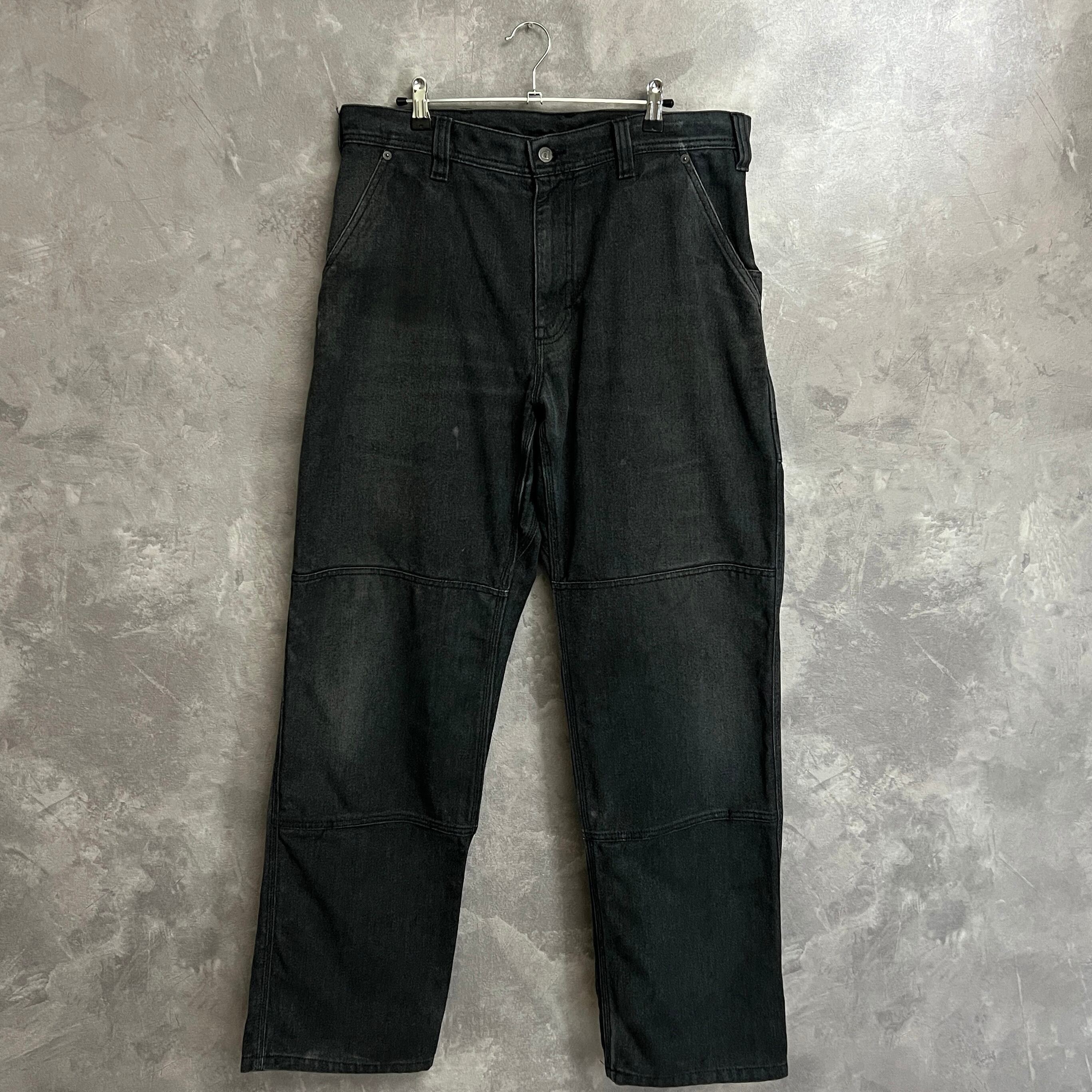 patagoniaアイアンフォージヘンプキャンバスダブルニー PATAGONIA アイアンフォージヘンプ キャンバス ダブルニーパンツ 黒 36