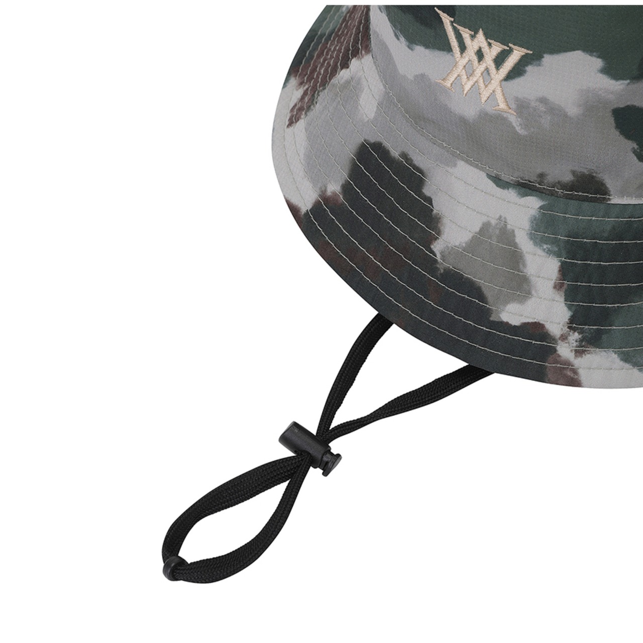 (UNI) GRAPHIC REVERSIBLE BUCKET HAT [サイズ: F(AGDUUCP43KHF)] [カラー: KHAKI]