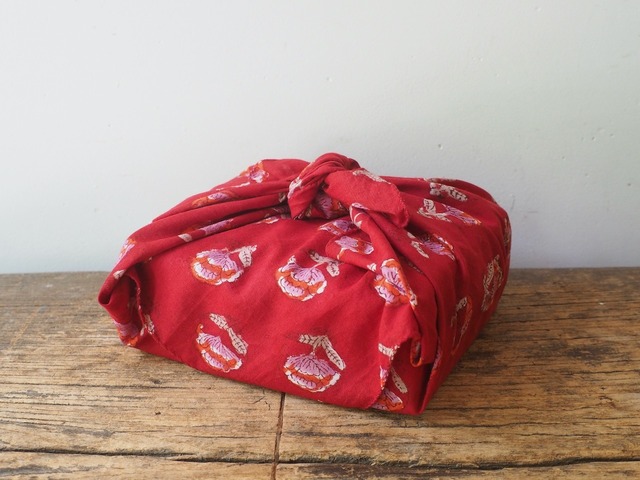 156ri050 Block Print Bandana c14