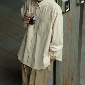 ドロップショルダーワイドファットシャツ　975