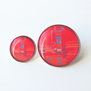 ◆MR PORTRAITER×U.M.F Dress Pinbadge【Red Comet】