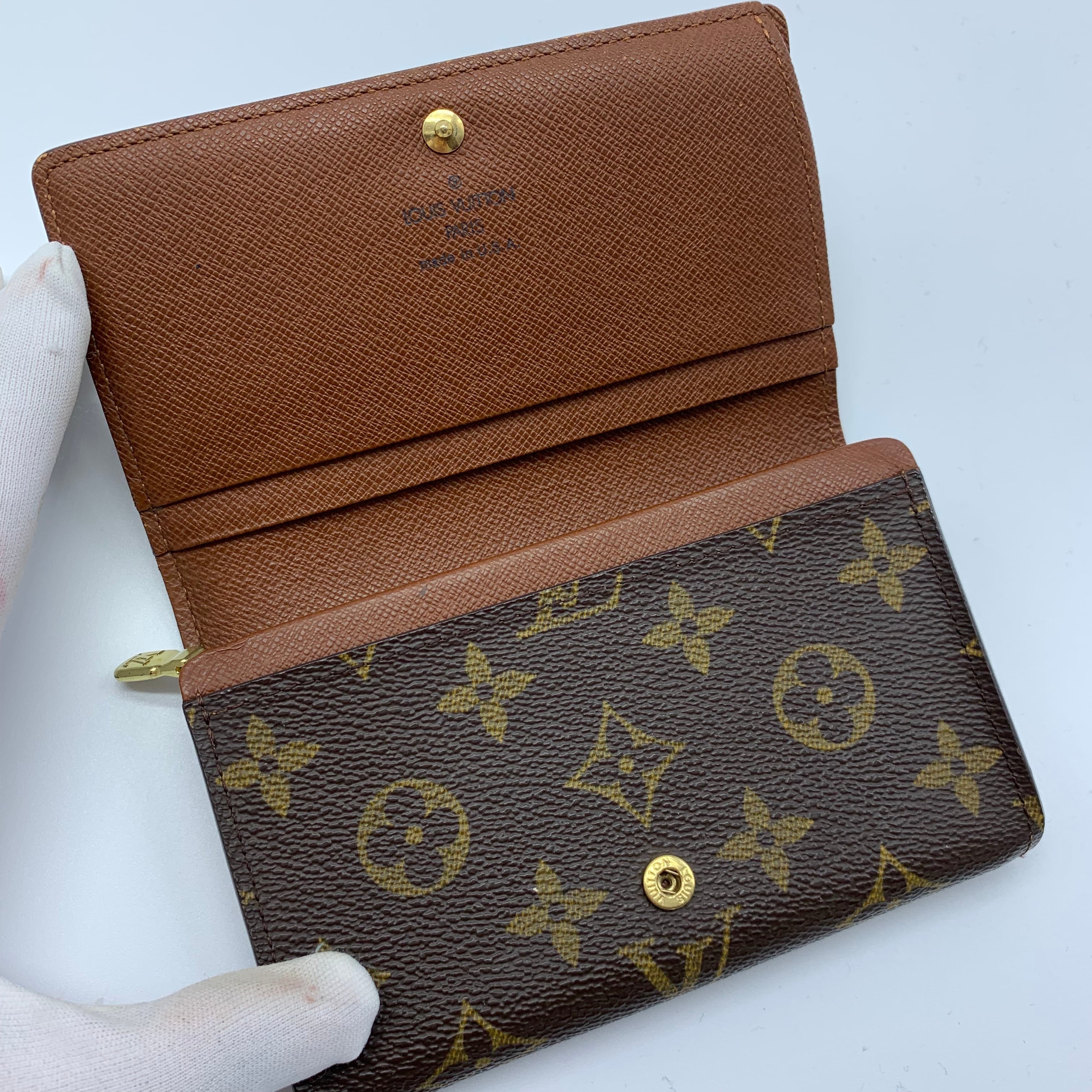 正規品【新型・なかなか綺麗】LOUIS VUITTON L字 折り財布