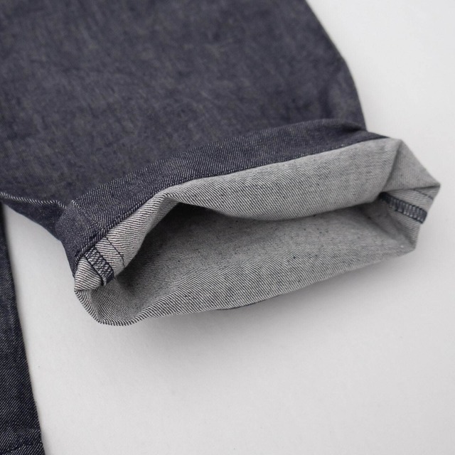 リネン RINEN 6オンス ノットインディゴデニム テ－パ－ドパンツ(R49510)全2色