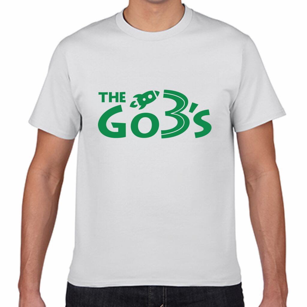 THE GO→3's TSHIRT[WHITE/GREEN]