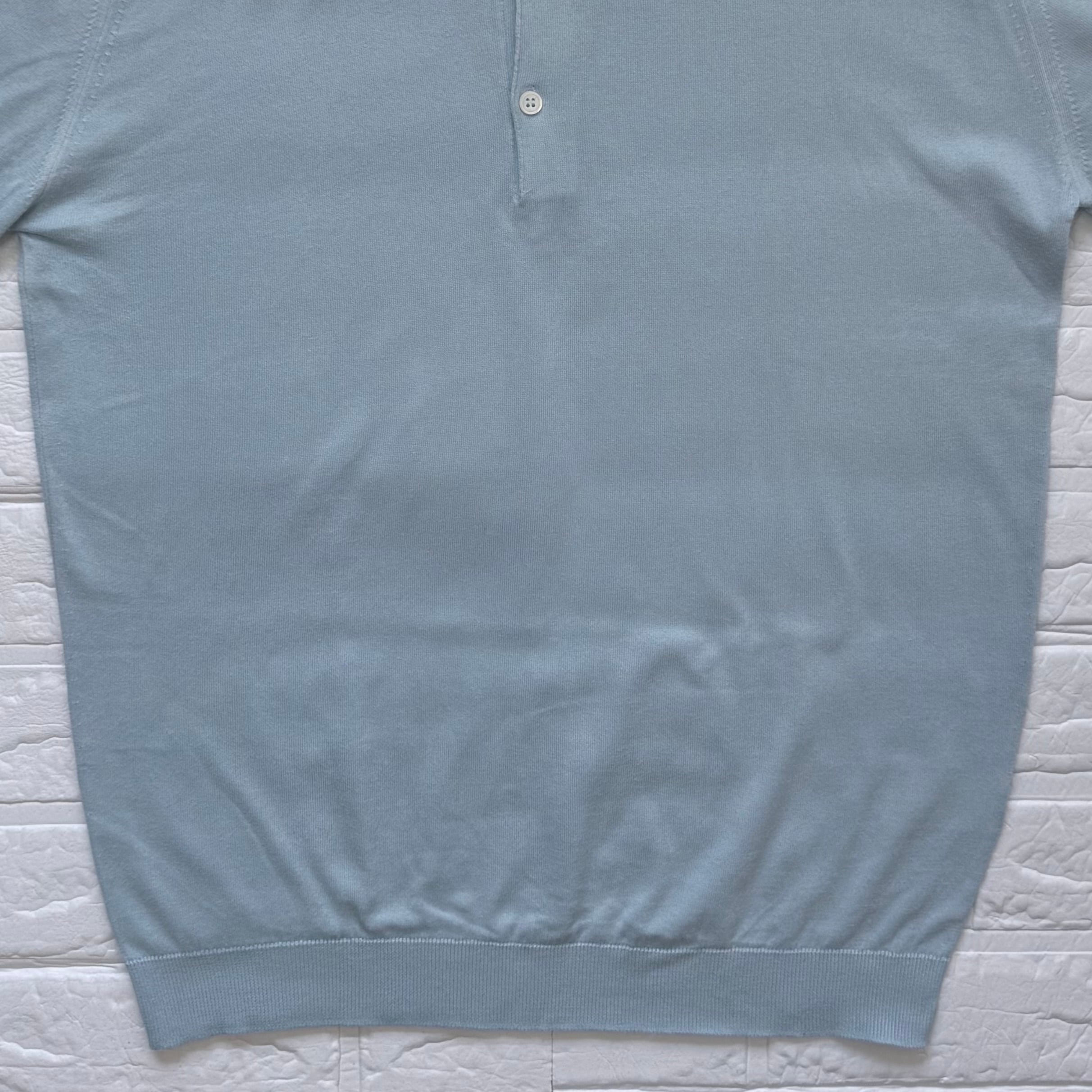 JOHN SMEDLEY 30ゲージ シーアイランドコットン 半袖 ニットポロシャツ